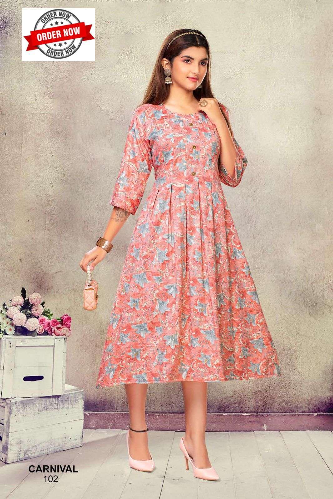 TRENDY CARNIVAL VOL.1 Kurti distributor in Gujarat