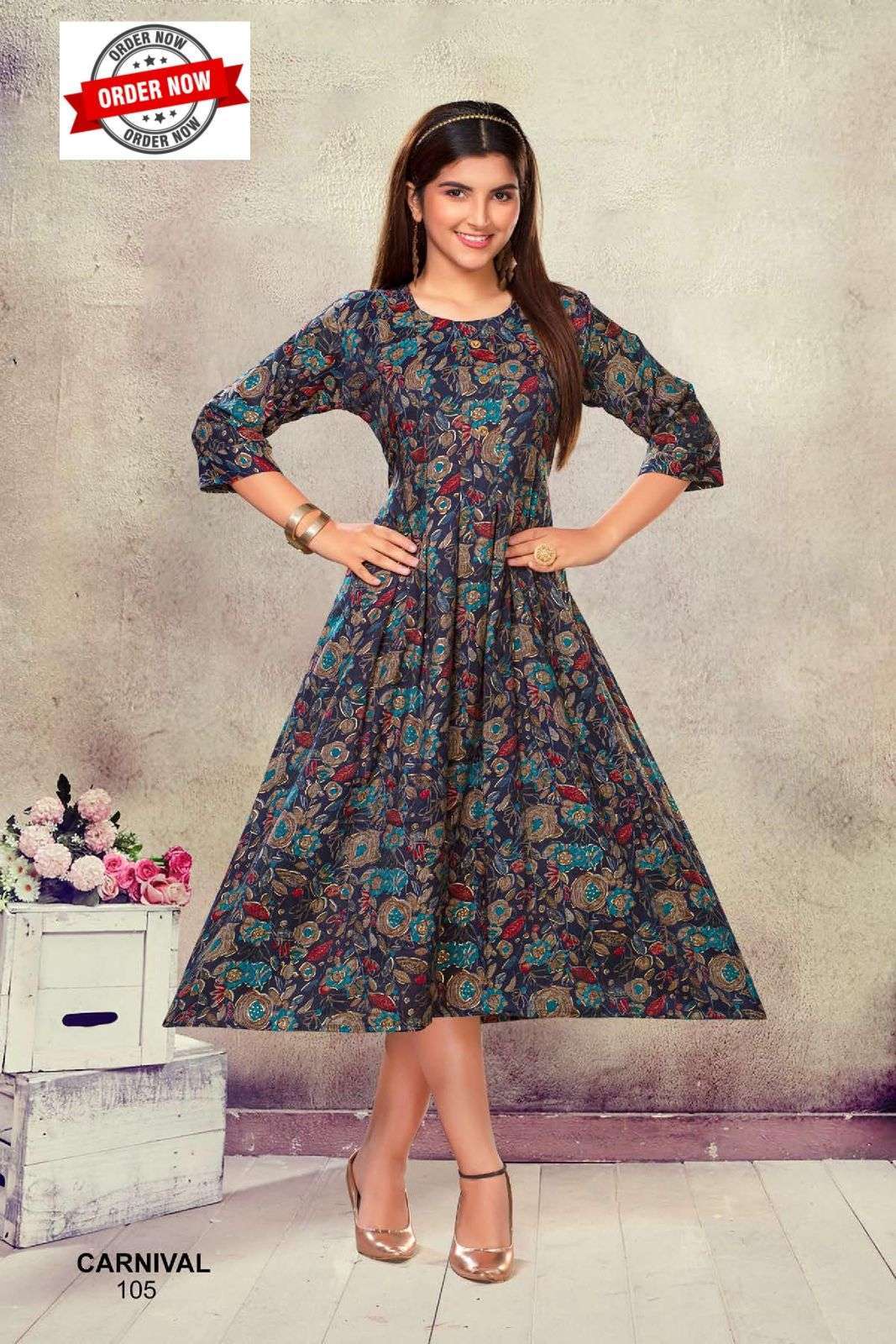 TRENDY CARNIVAL VOL.1 Kurti distributor in Gujarat