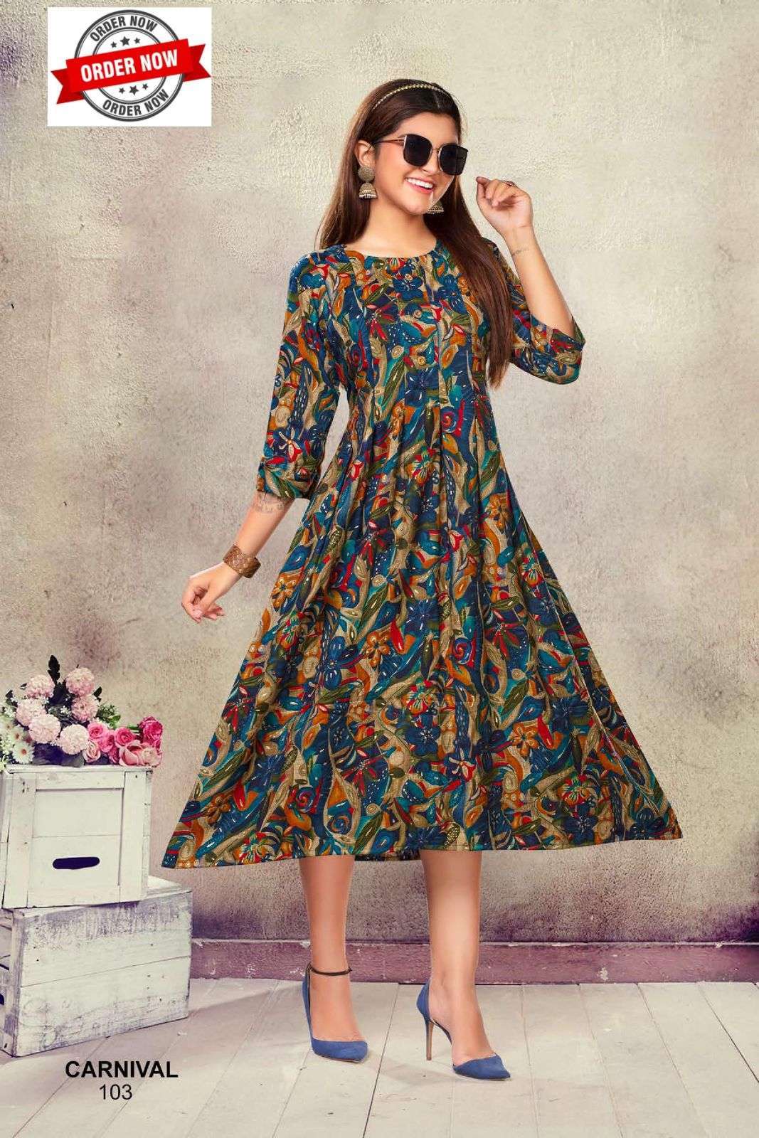 TRENDY CARNIVAL VOL.1 Kurti distributor in Gujarat