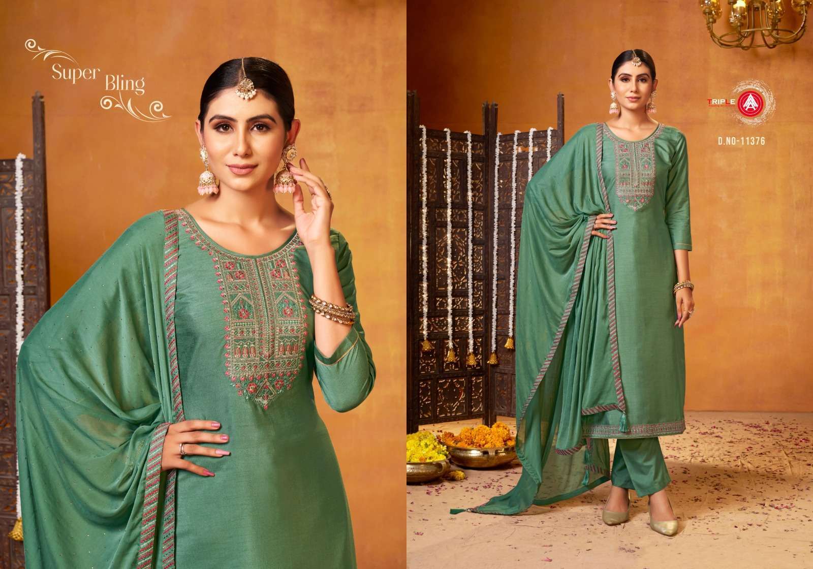 Triple Aaa Blizz Soft Silk Designer Jaipur Wholesale silk dress materials in Jaipur