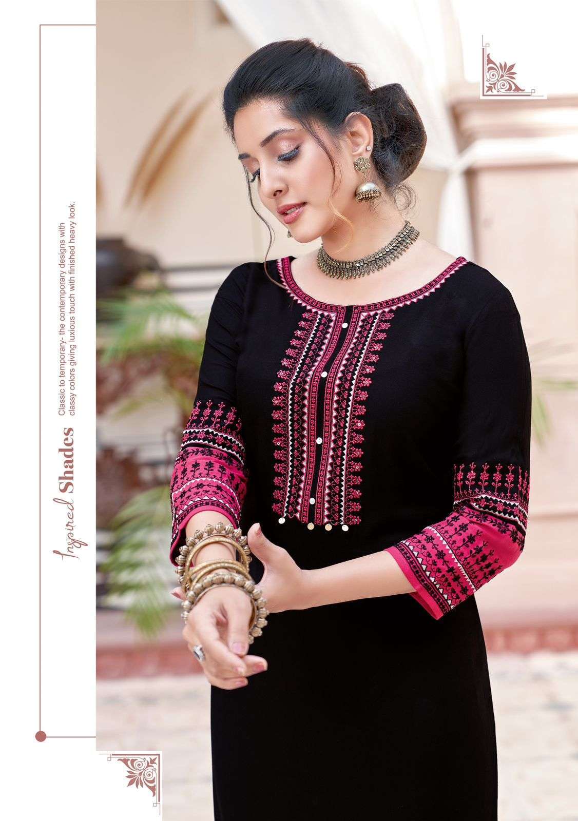 WOOGLEE Salonee Vol 5 Kurti fabric suppliers in Gujarat