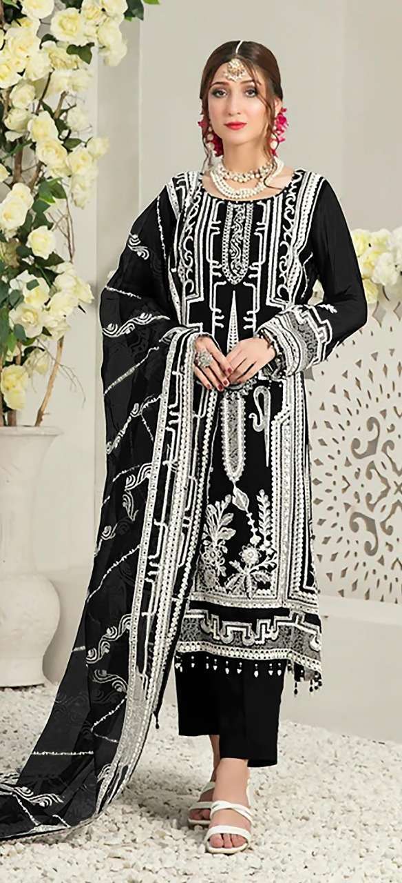 Zarqash Z 3096 A To D Pakistani suits with price in Ahmedabad