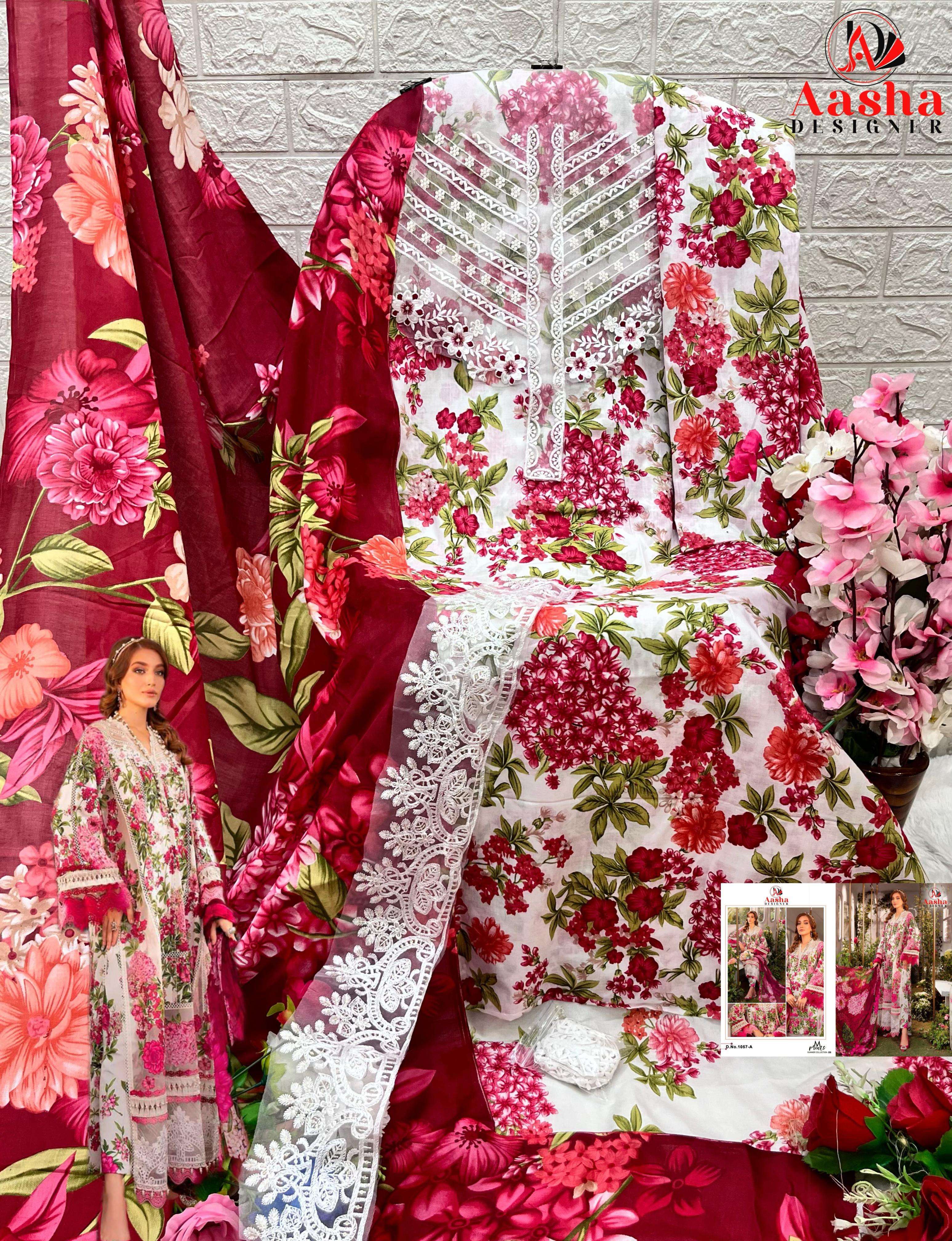 Aasha M Print Vol 9 Cotton Dupatta Wholesale salwar kameez Surat