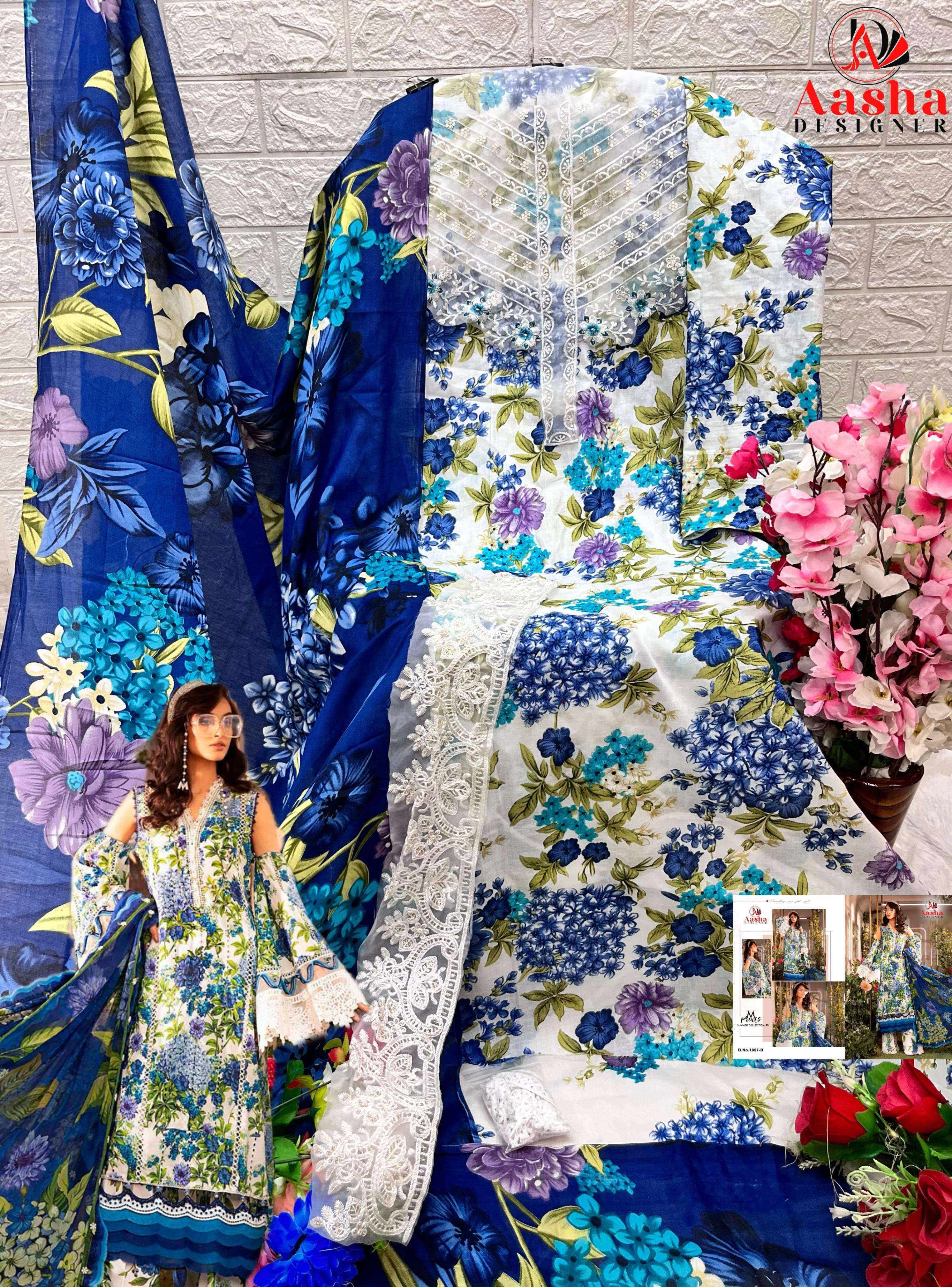 Aasha M Print Vol 9 Cotton Dupatta Wholesale salwar kameez Surat