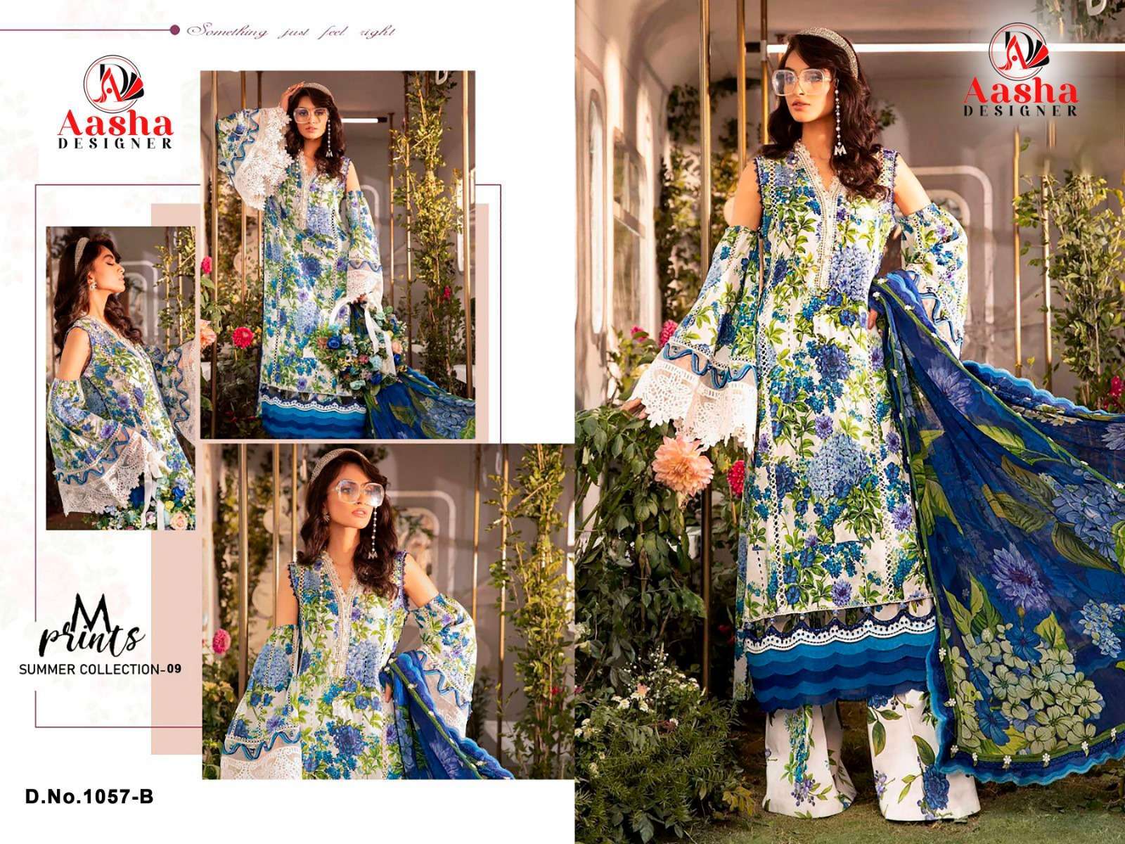 Aasha M Print Vol 9 Cotton Dupatta Wholesale salwar kameez Surat