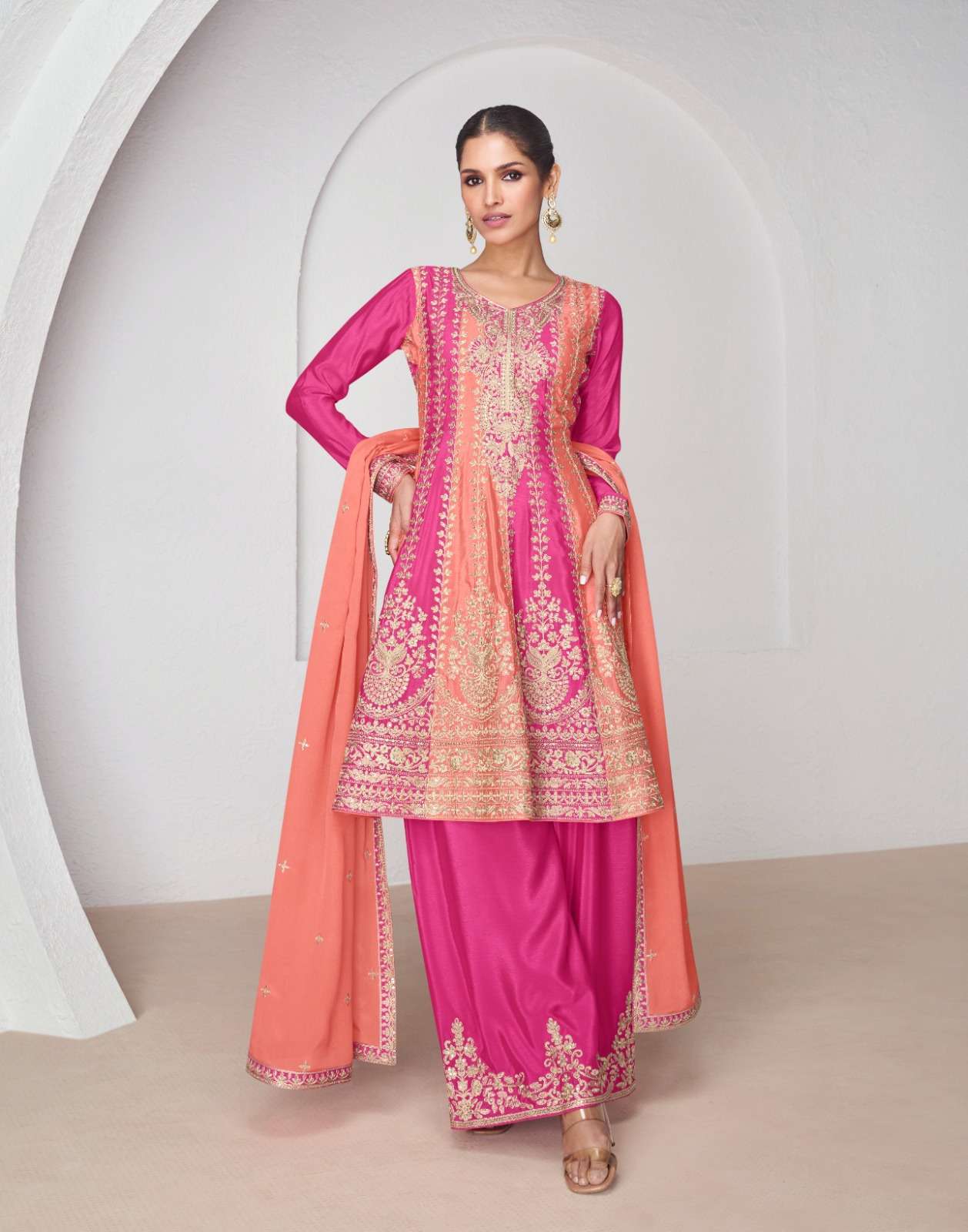 Aashirwad Suhana Premium Chinon Wholesale prices for salwar kameez