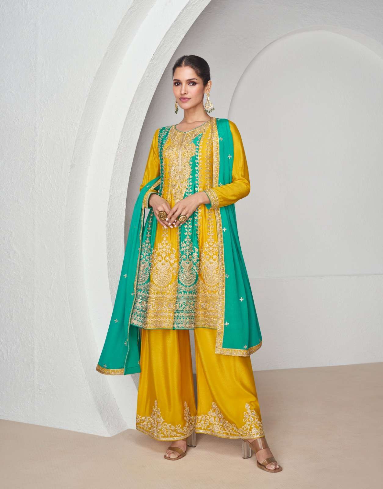 Aashirwad Suhana Premium Chinon Wholesale prices for salwar kameez