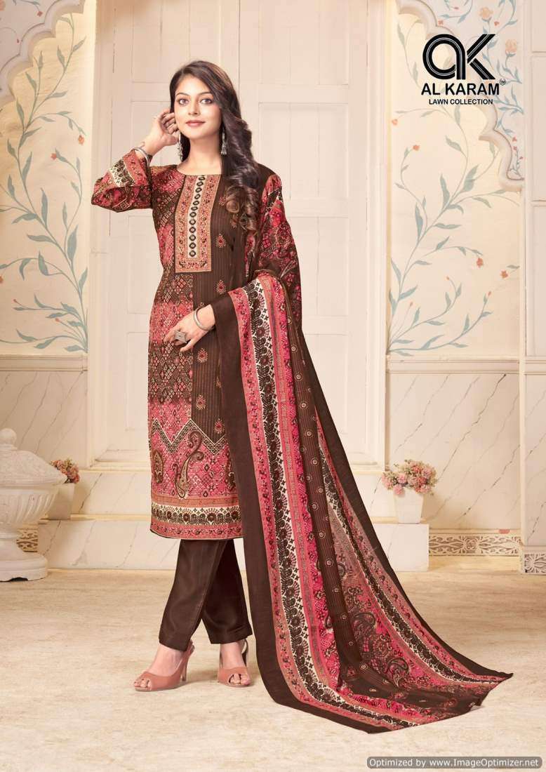 Al Karam Mahjabeen Vol-3 Wholesale dress material market in Delhi