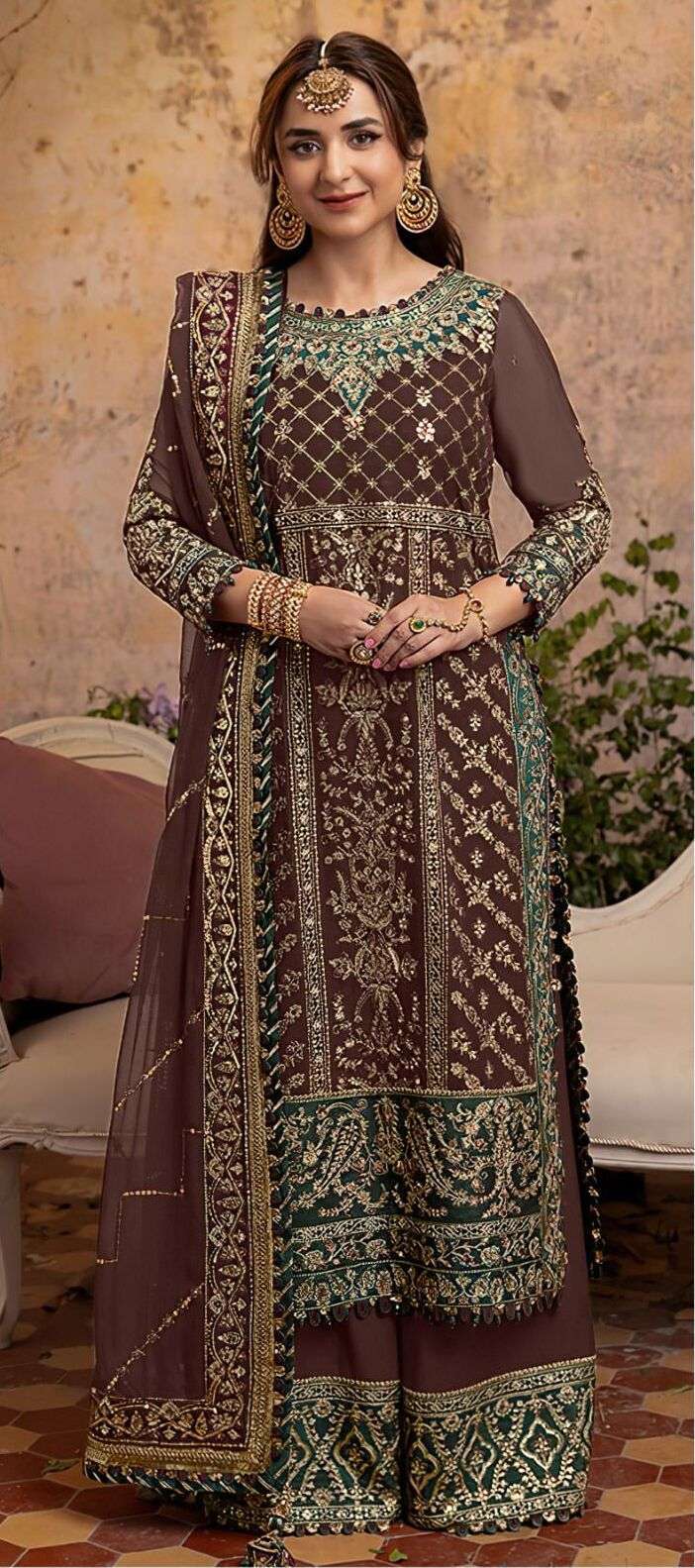 Alk Khushbu Maharani Vol 4 Georgette  Jaipur wholesale clothing market