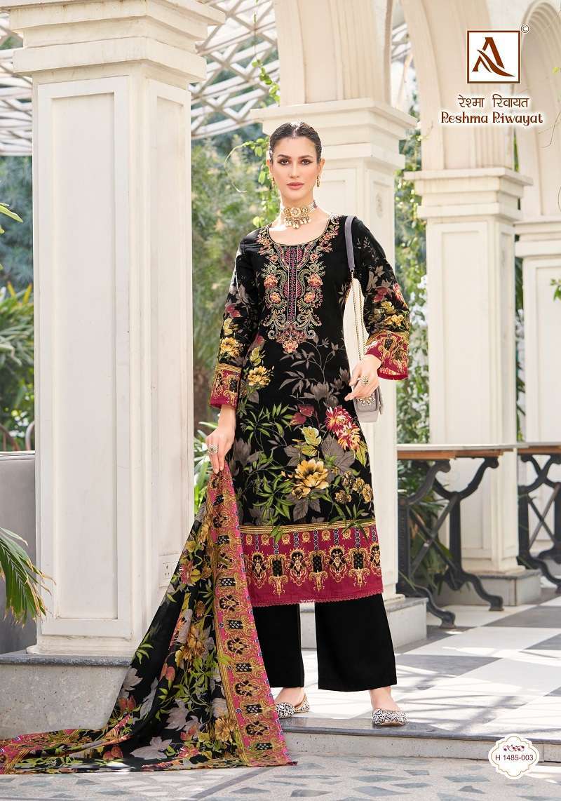 Alok Reshma Riwayat Cotton Printed Customized dress materials