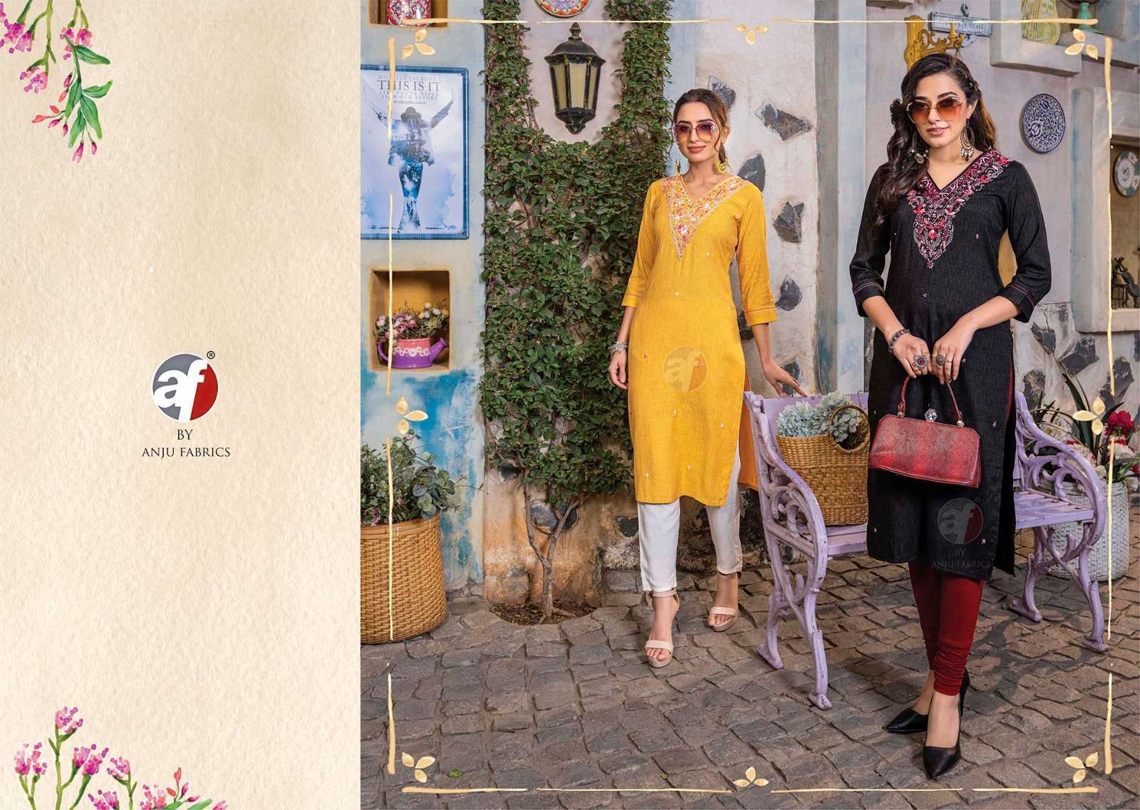 Anju Fabrics Crazy Vol -6 Bulk Kurtis online