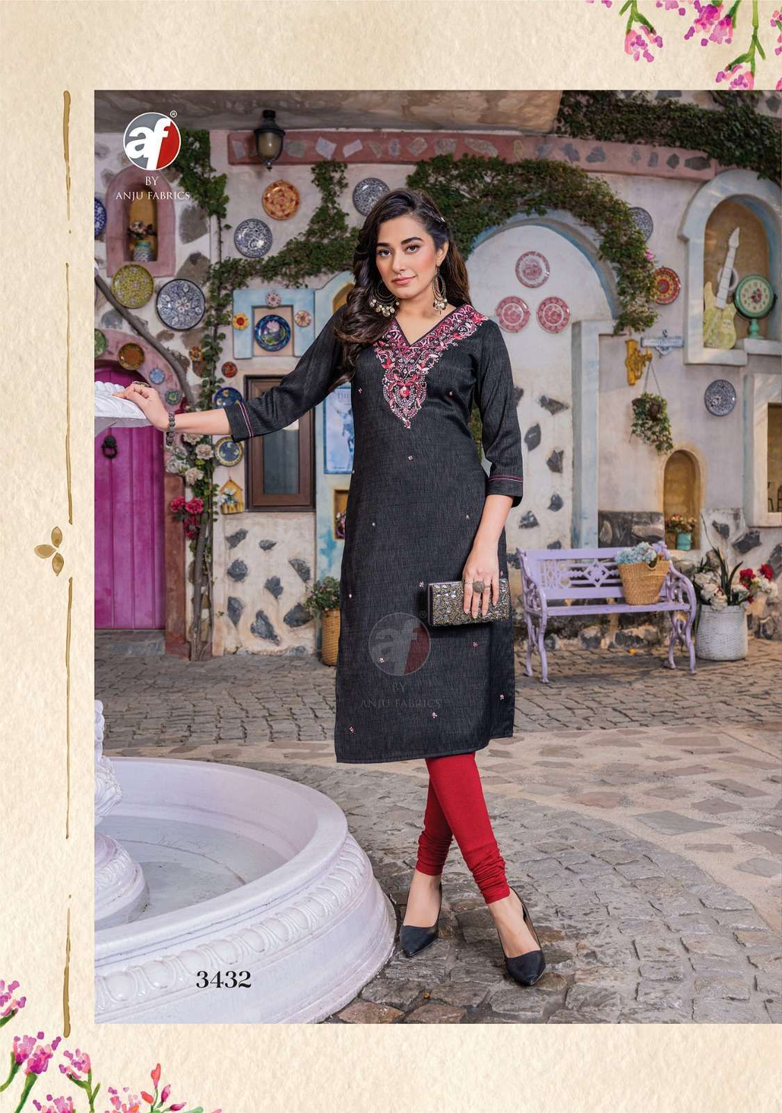 Anju Fabrics Crazy Vol -6 Bulk Kurtis online