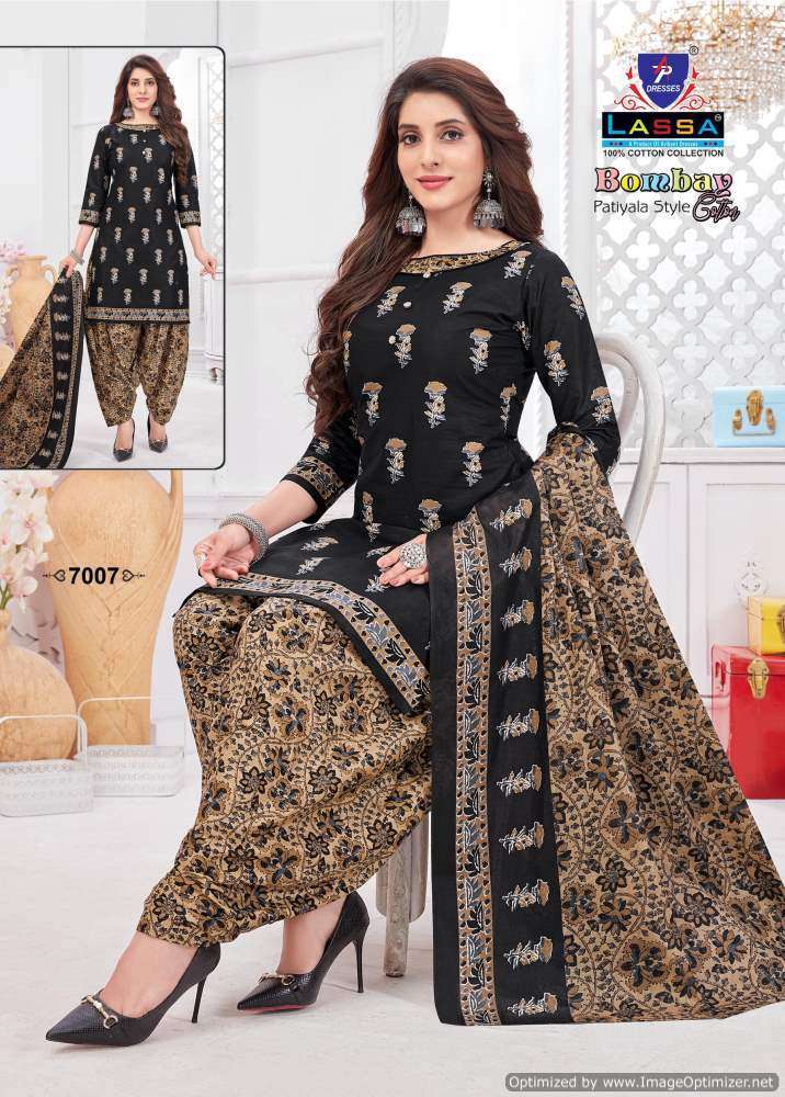 Ap Lassa Bombay Cotton Vol-7 -Dress Material wholesale market in Mumbai