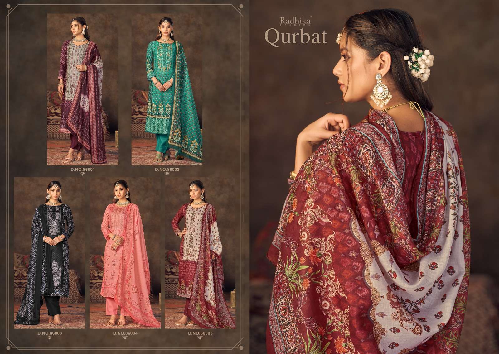 Azara QURBAT Jam Cotton dress material wholesale