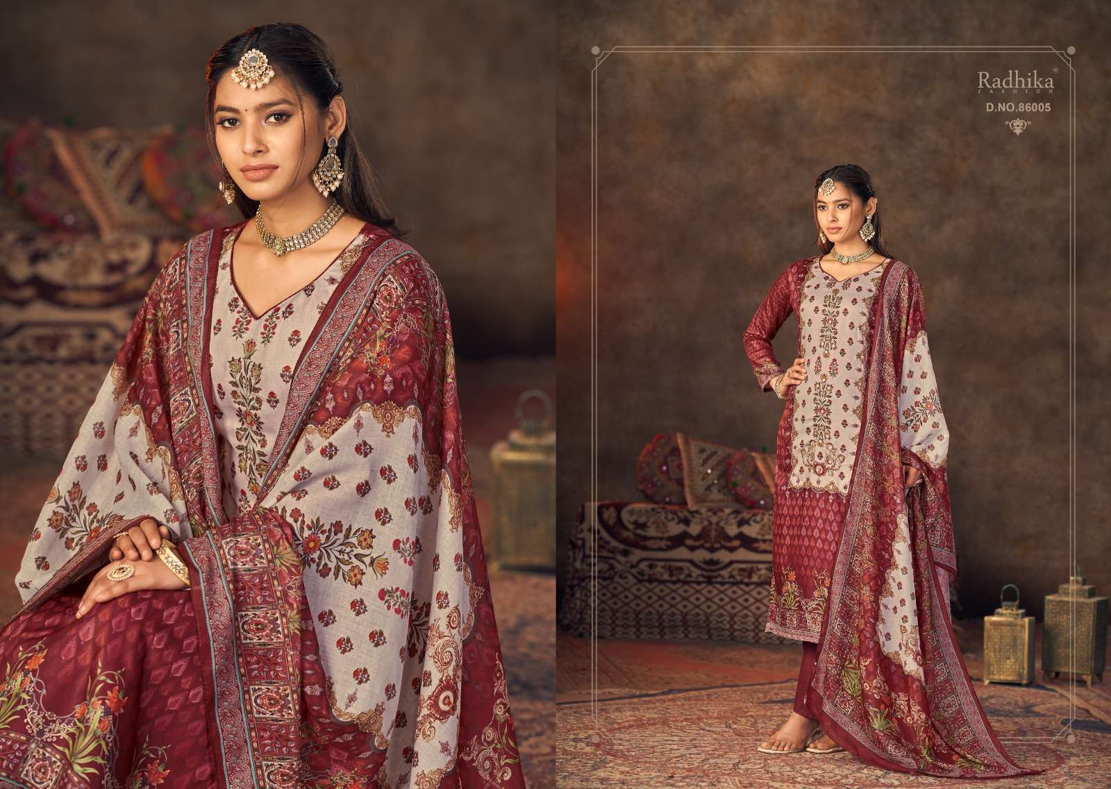 Azara QURBAT Jam Cotton dress material wholesale