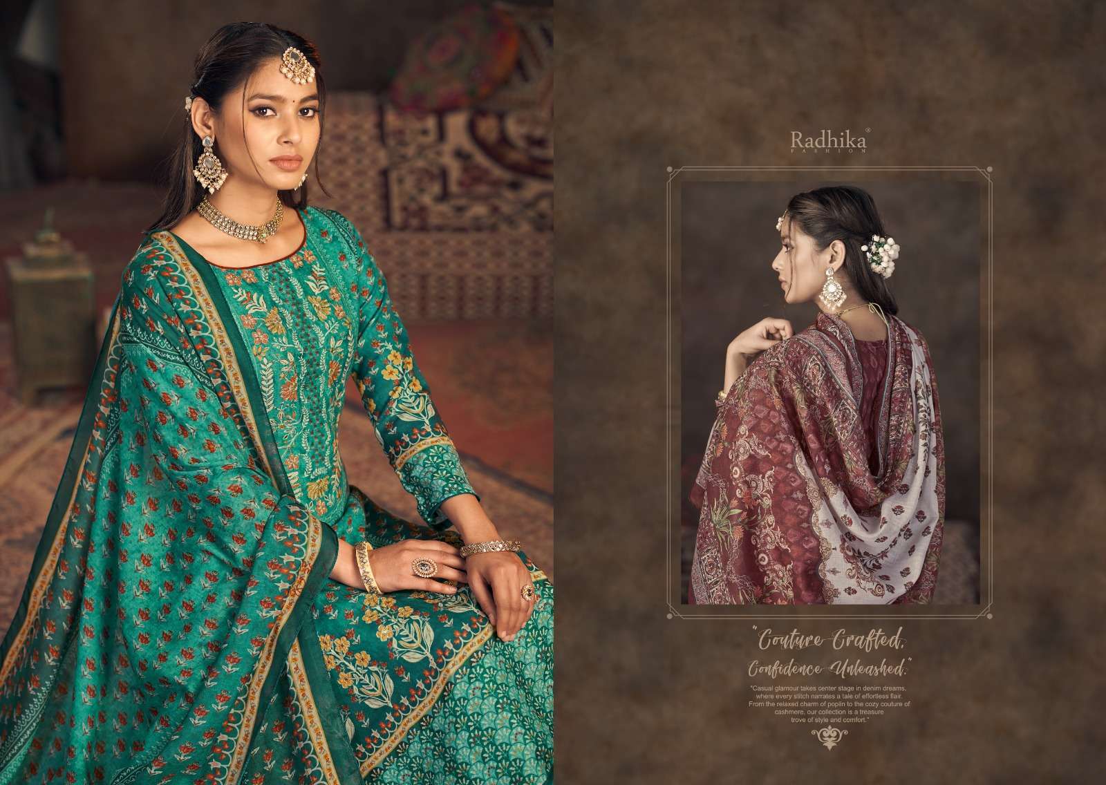 Azara QURBAT Jam Cotton dress material wholesale