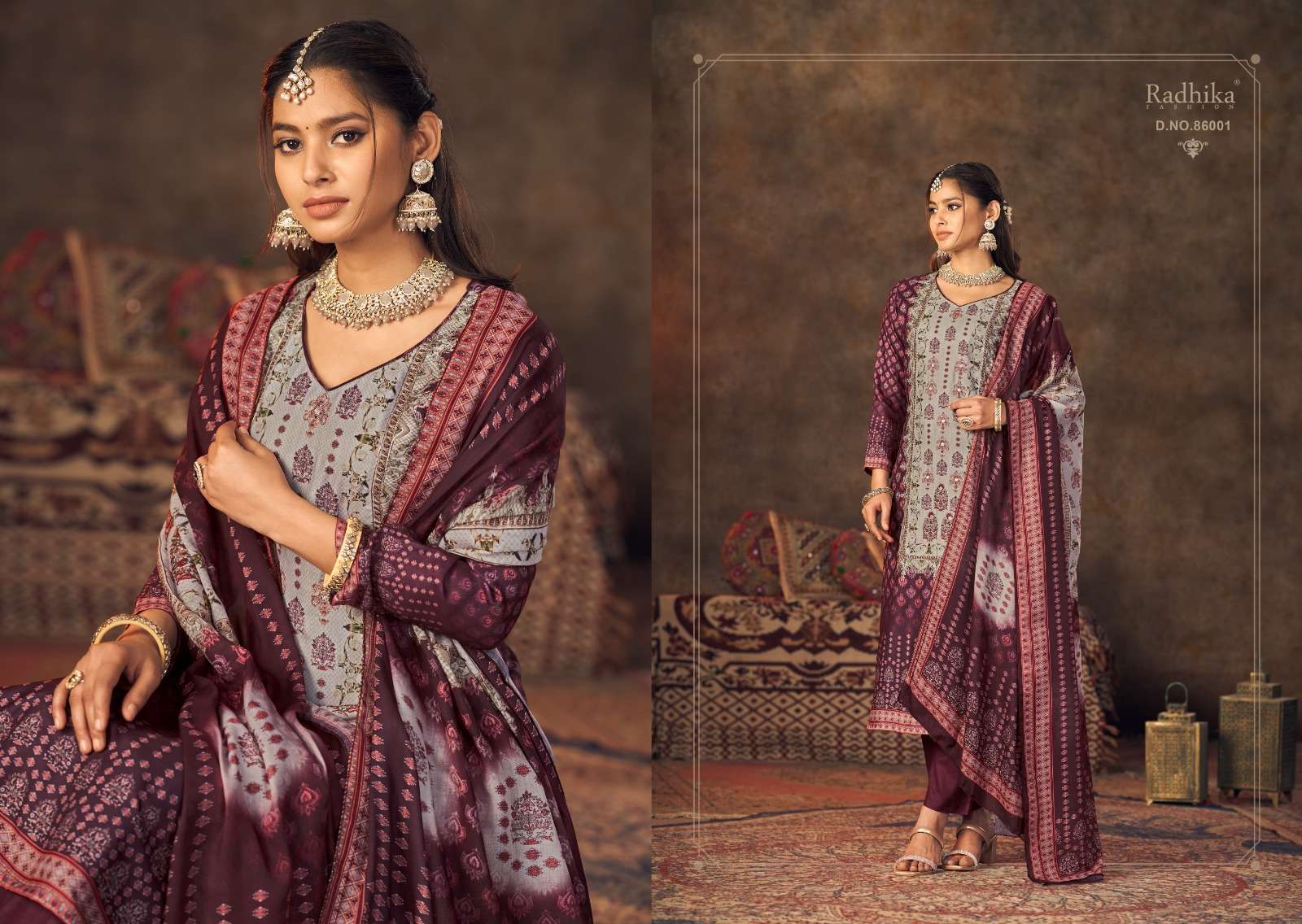 Azara QURBAT Jam Cotton dress material wholesale