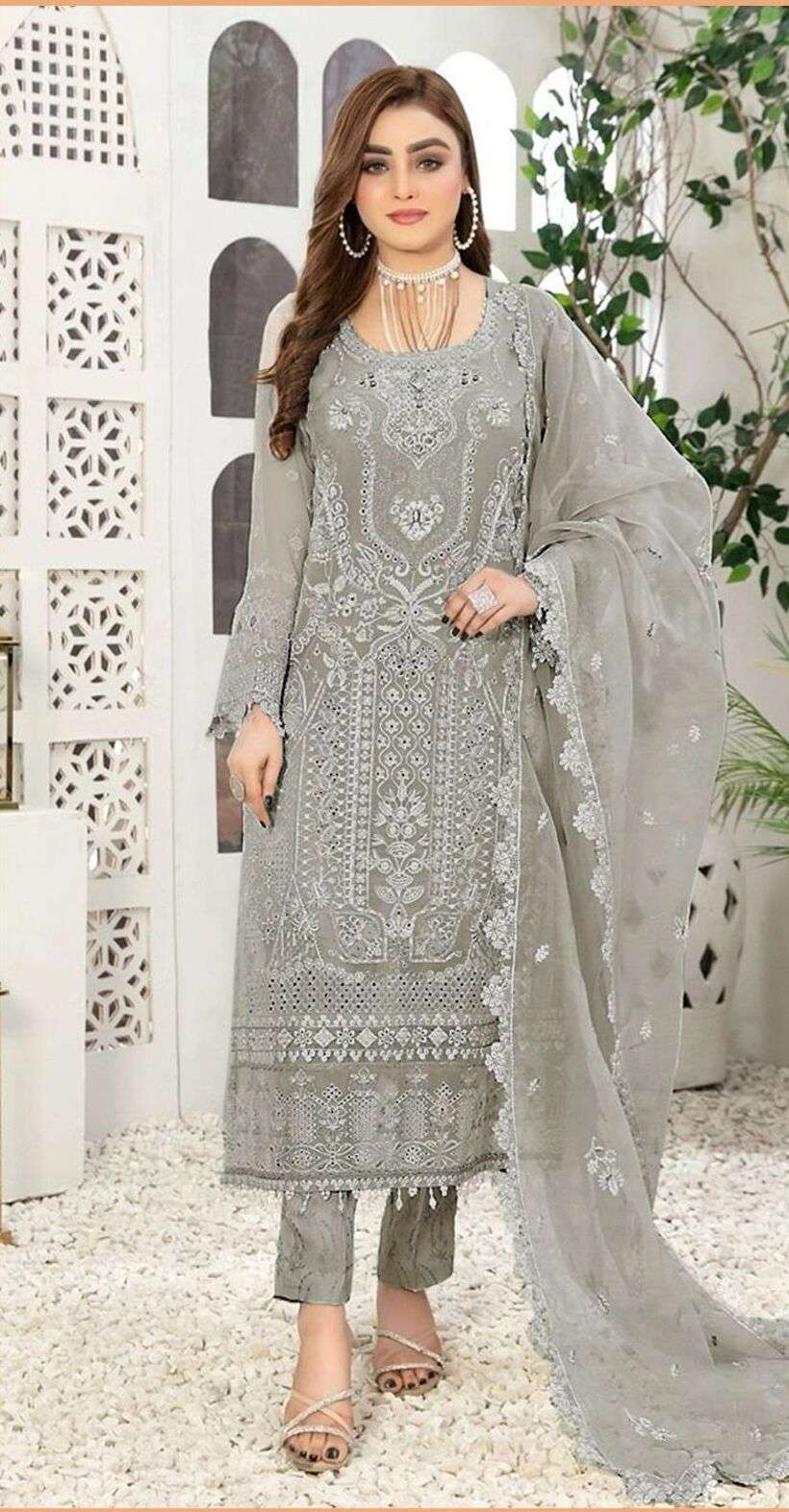 Bilqis B 29 A To D Organza Surat wholesale salwar suits
