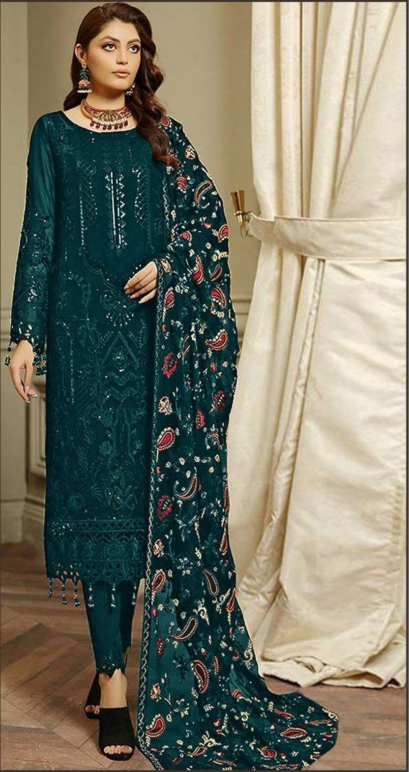 Bilqis B 43 A To D Georgette Pakistani fashion trends
