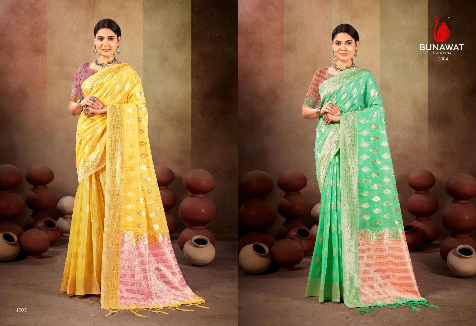 BUNAWAT PASMINA COTTON sarees wholesale in Mumbai
