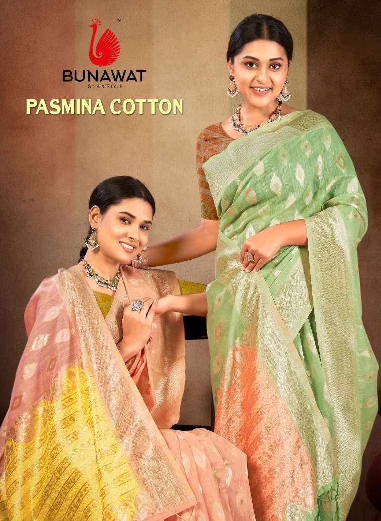 BUNAWAT PASMINA COTTON sarees wholesale in Mumbai