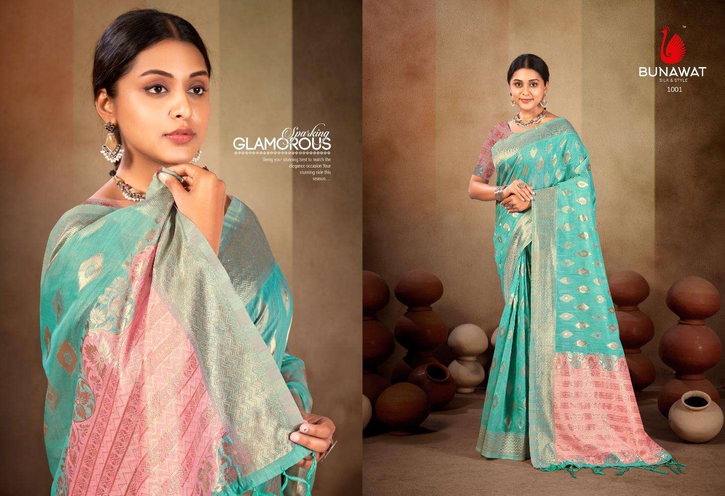 BUNAWAT PASMINA COTTON sarees wholesale in Mumbai