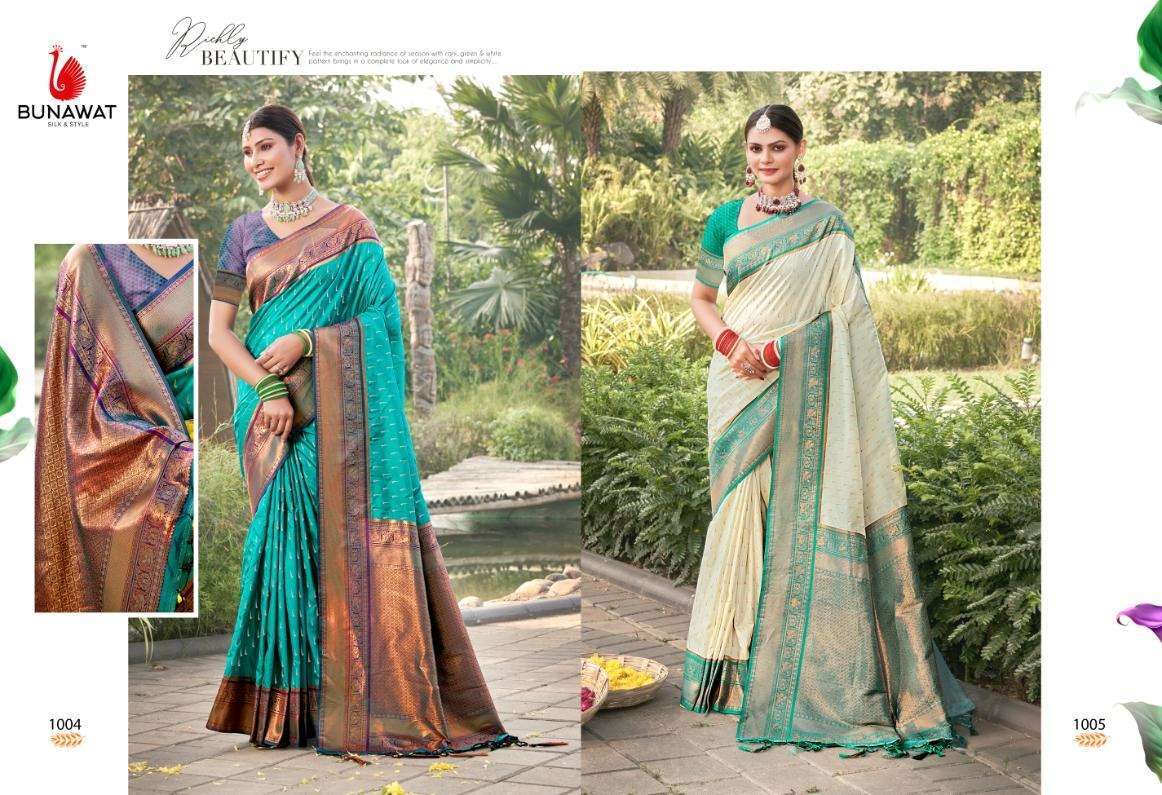 BUNAWAT RUTPRABHA SILK Banarasi Silk Indian traditional saree manufacturers