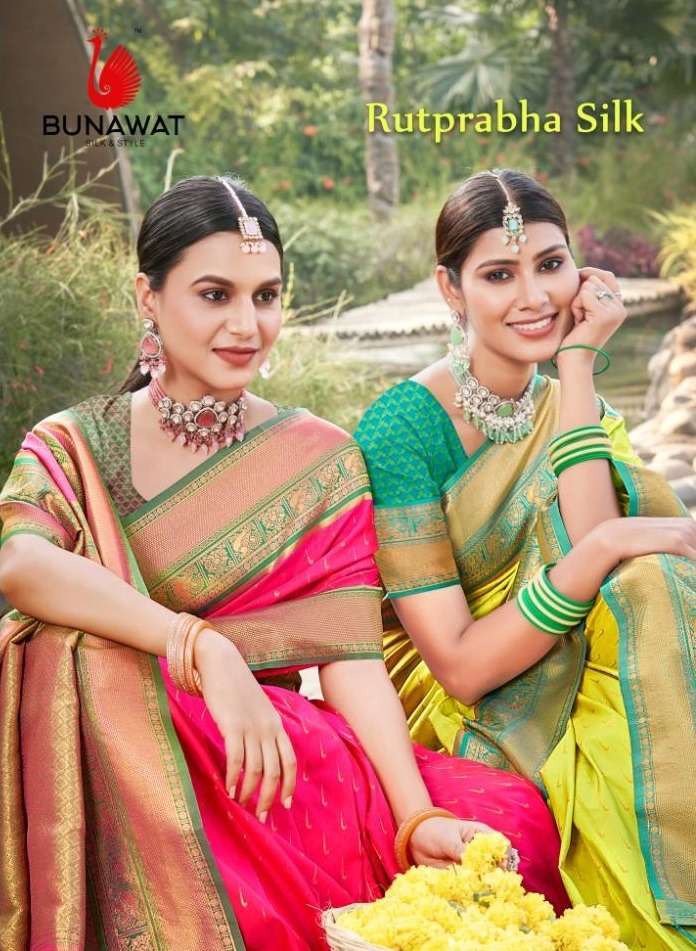 BUNAWAT RUTPRABHA SILK Banarasi Silk Indian traditional saree manufacturers