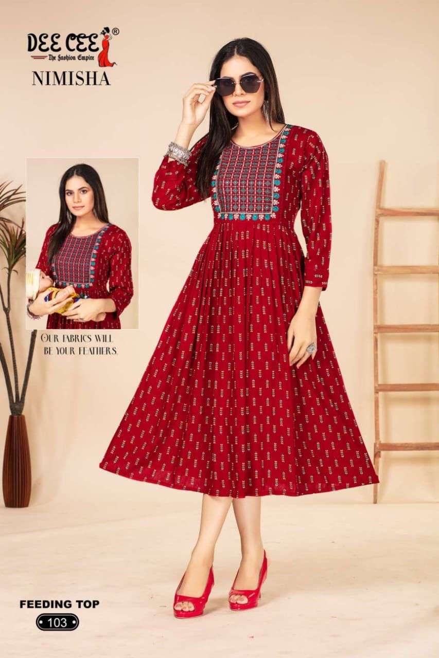 South Indian Woman/Girls Office Wear, Daily Wear Rayon Printed Kurti With  Pant | eBay