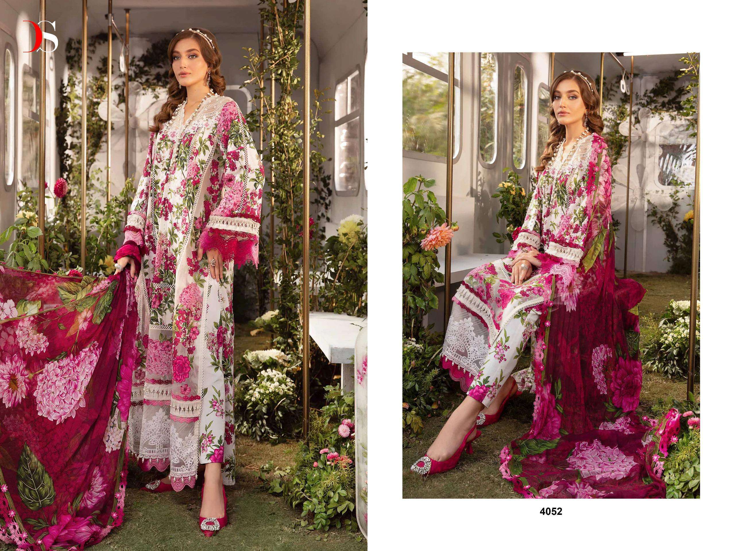 Deepsy Maria B MPrints 24 Cotton Dupatta Salwar Kameez WholesaleTraditional wear wholesalers in Delhi