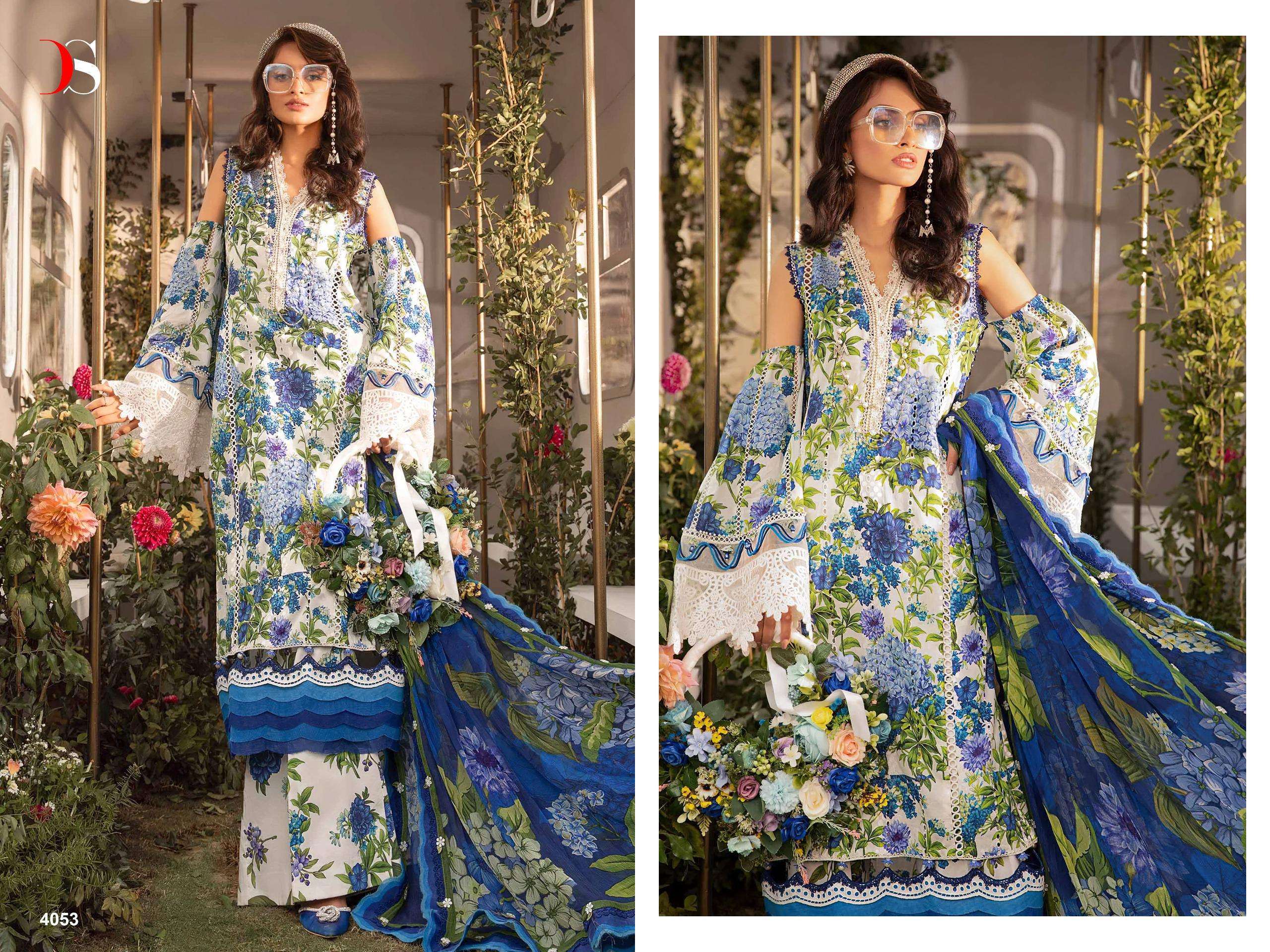 Deepsy Maria B MPrints 24 Cotton Dupatta Salwar Kameez WholesaleTraditional wear wholesalers in Delhi