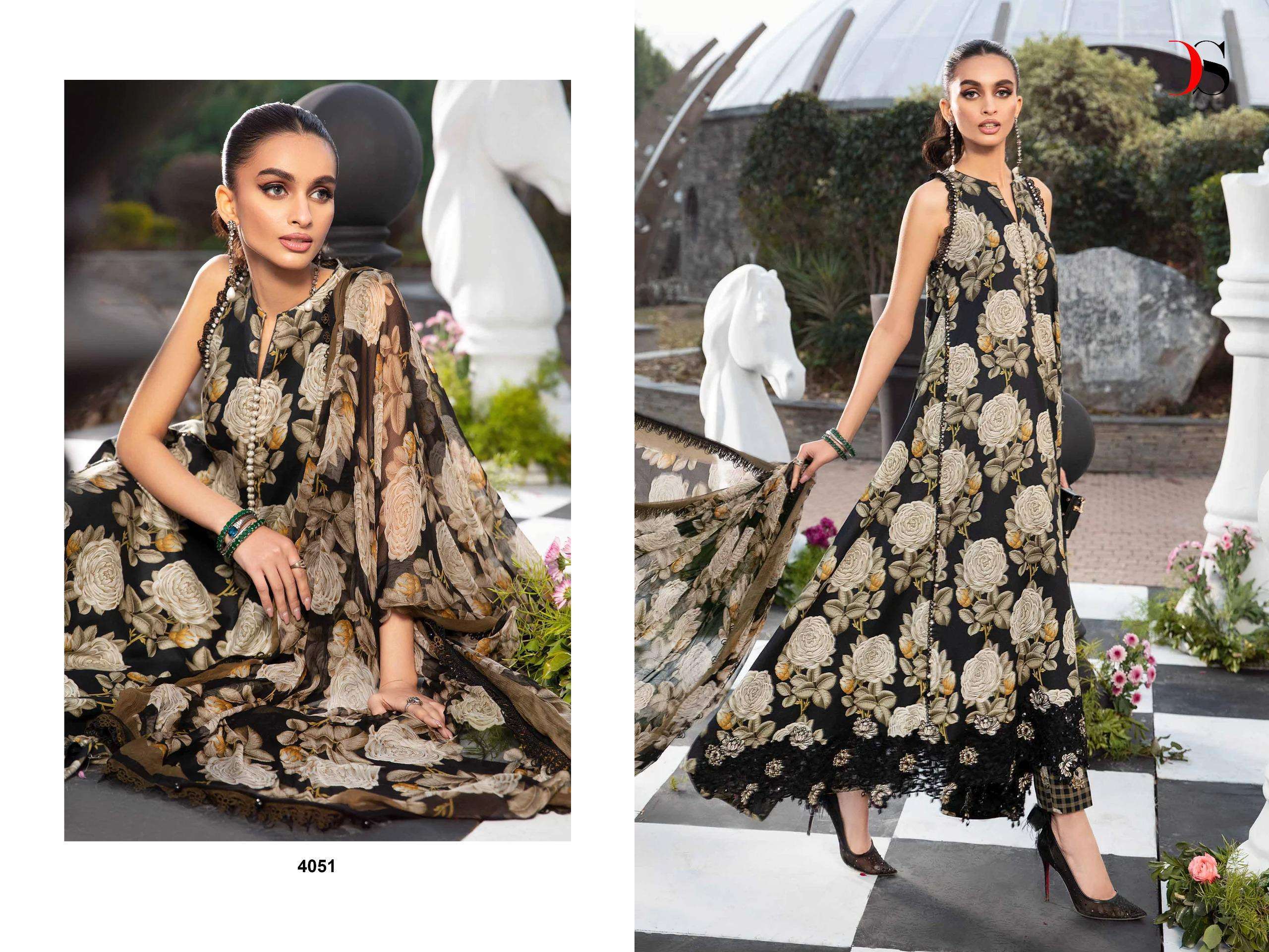 Deepsy Maria B MPrints 24 Cotton Dupatta Salwar Kameez WholesaleTraditional wear wholesalers in Delhi