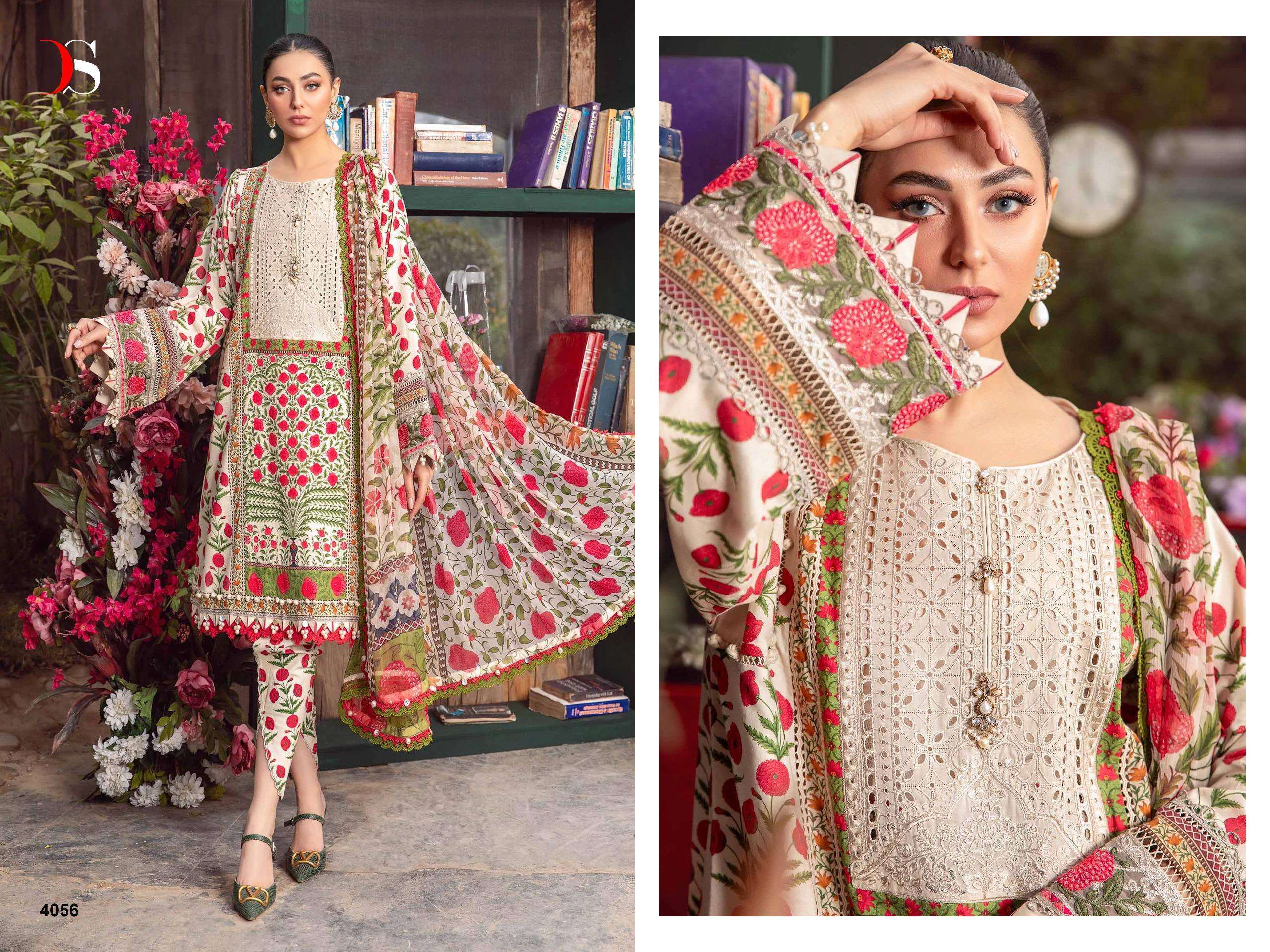 Deepsy Maria B MPrints 24 Cotton Dupatta Salwar Kameez WholesaleTraditional wear wholesalers in Delhi