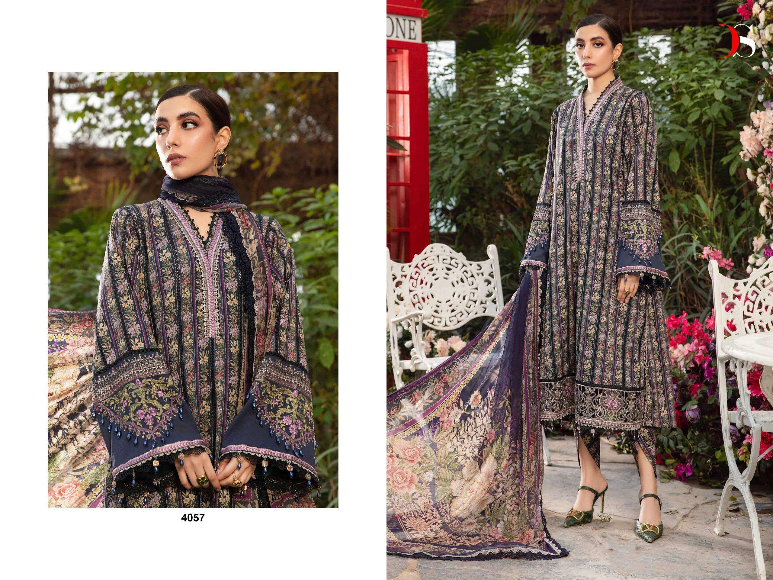 Deepsy Maria B MPrints 24 Cotton Dupatta Salwar Kameez WholesaleTraditional wear wholesalers in Delhi