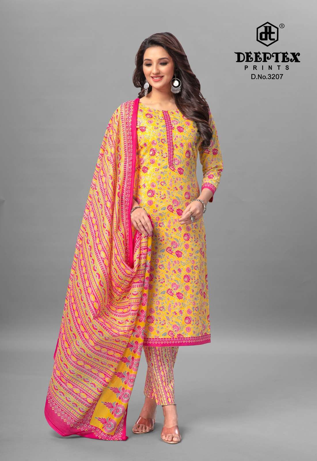 Deeptex Chief Guest Vol-32- Cotton Printed dress material wholesale