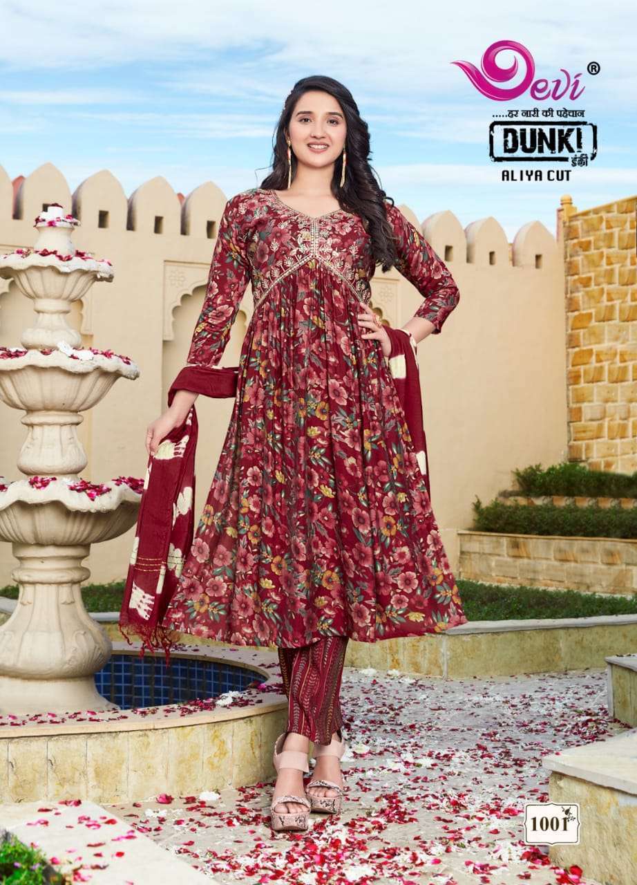 Devi Dunki Vol-1 – Aliya Cut Wholesale kurti market in Mumbai