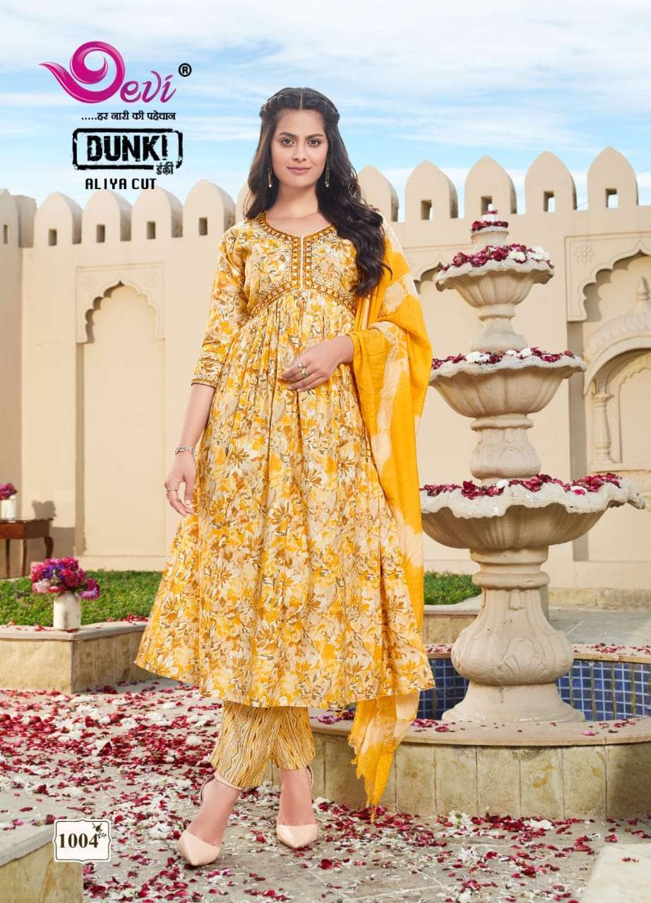 Devi Dunki Vol-1 – Aliya Cut Wholesale kurti market in Mumbai