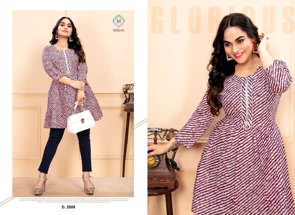 Ganesha Misha Vol-2 – Short Tops Kurti wholesale prices