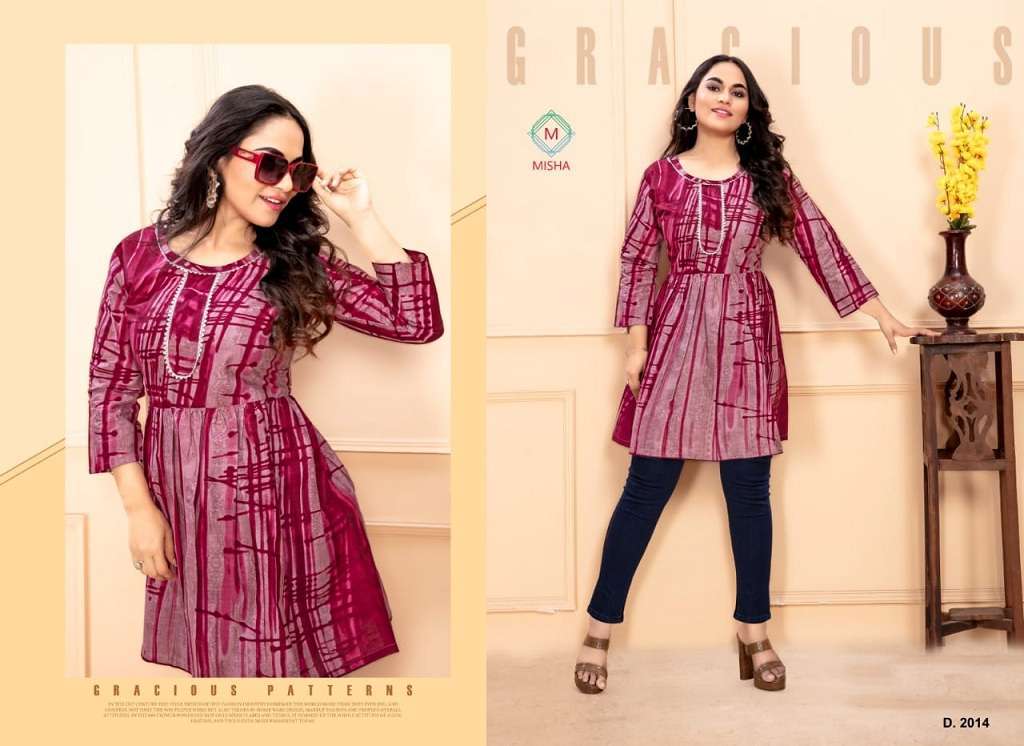 Ganesha Misha Vol-2 – Short Tops Kurti wholesale prices