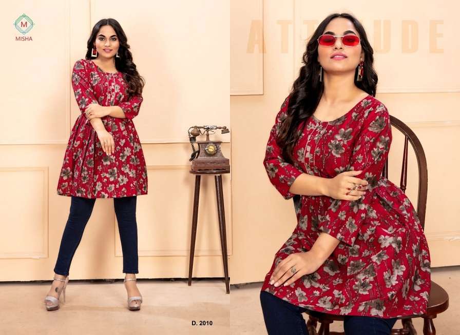 Ganesha Misha Vol-2 – Short Tops Kurti wholesale prices