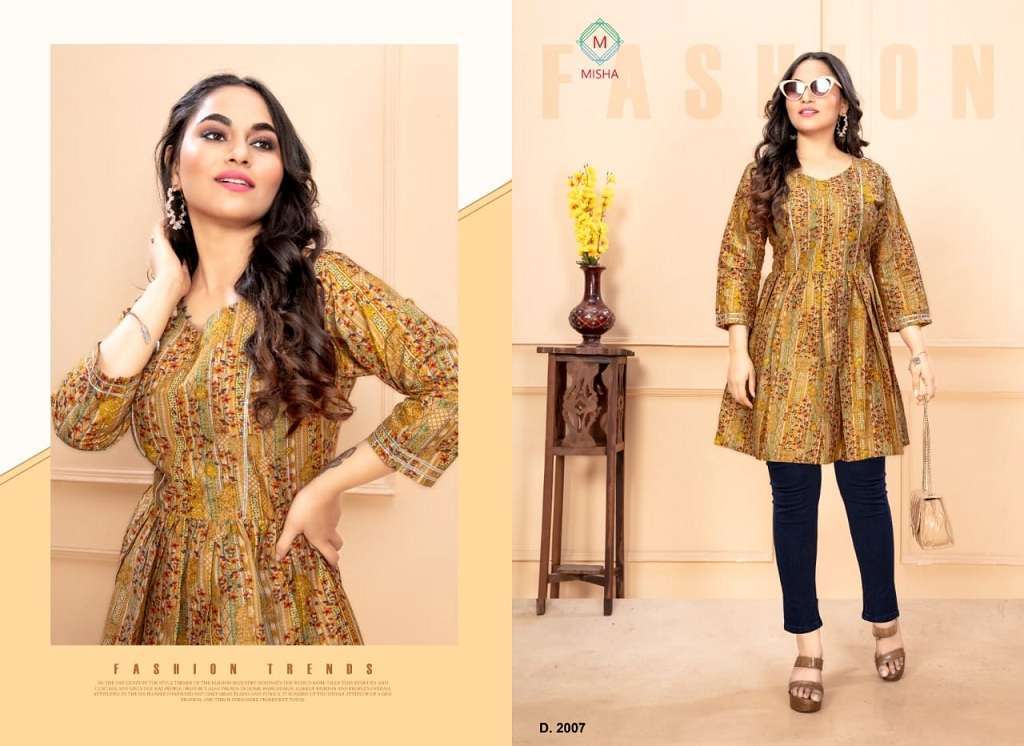 Ganesha Misha Vol-2 – Short Tops Kurti wholesale prices