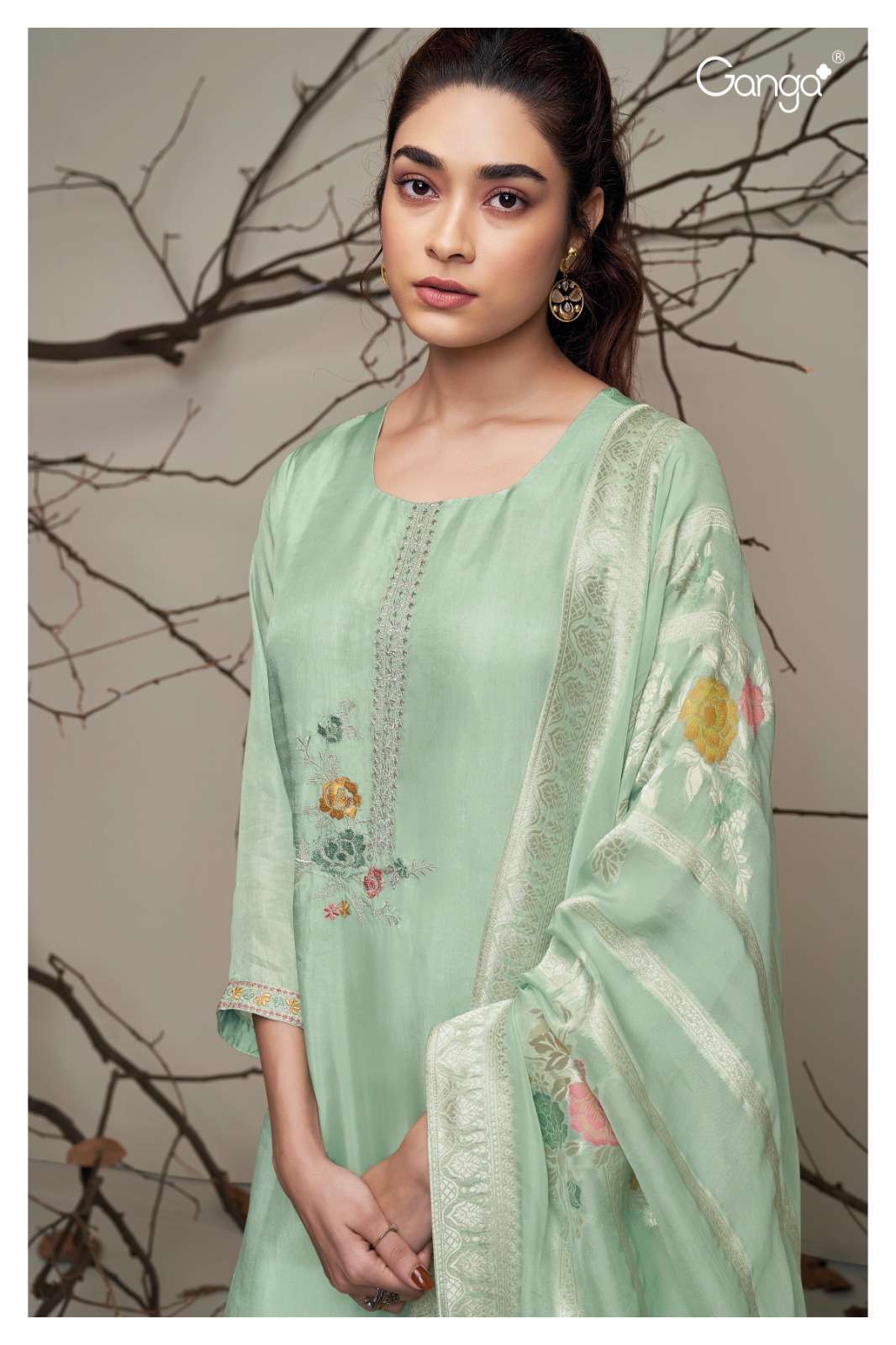 Ganga Georgia Wholesale salwar suits in Ahmedabad