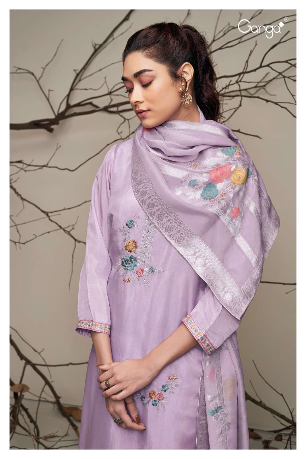 Ganga Georgia Wholesale salwar suits in Ahmedabad