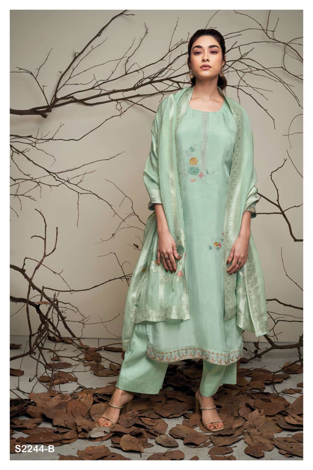 Ganga Georgia Wholesale salwar suits in Ahmedabad