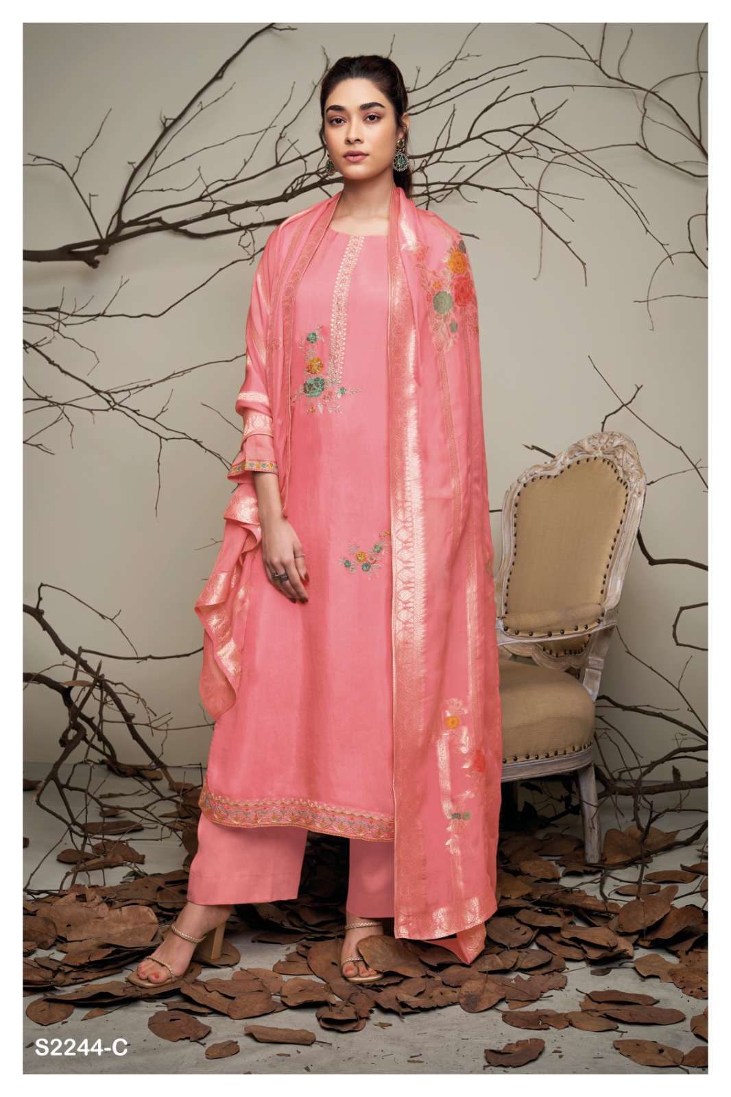 Ganga Georgia Wholesale salwar suits in Ahmedabad