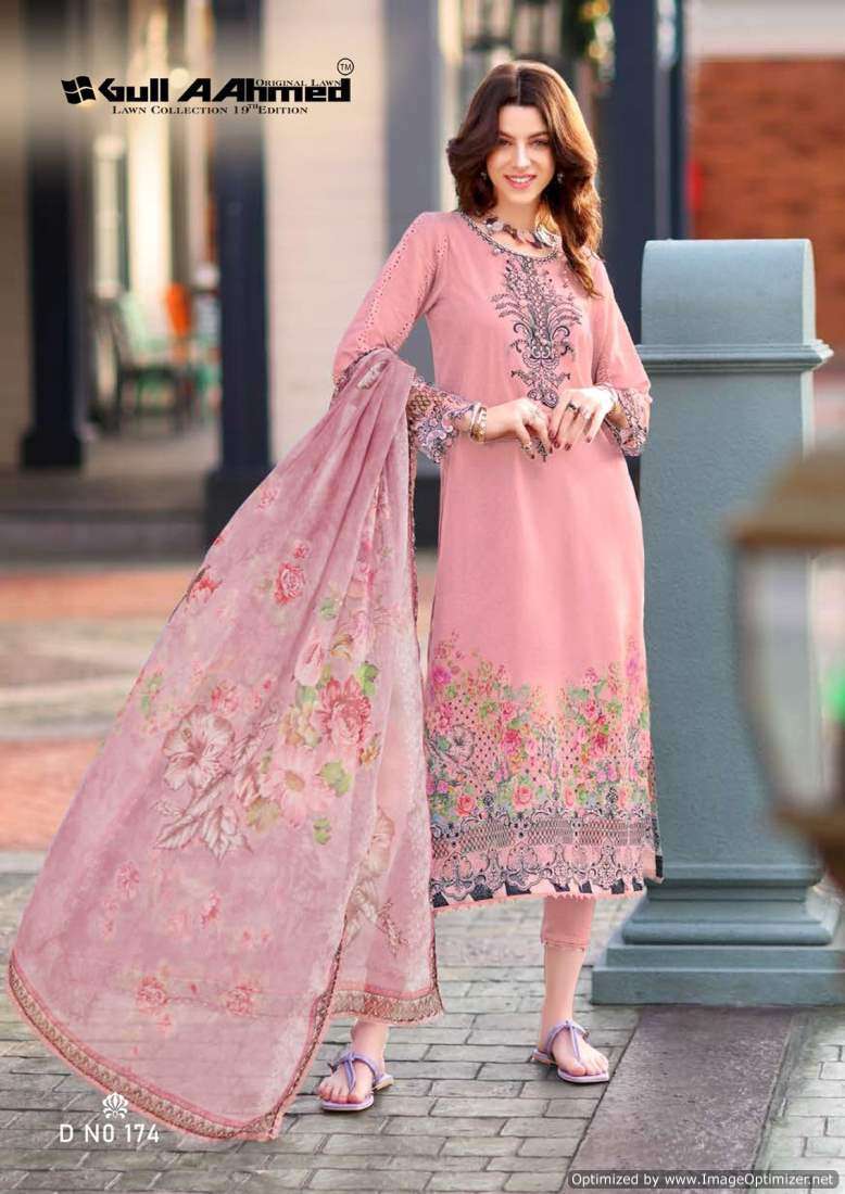 Gull A Ahmed Lawn Collection Vol-19  Designer dress materials wholesale in Tamil Nadu