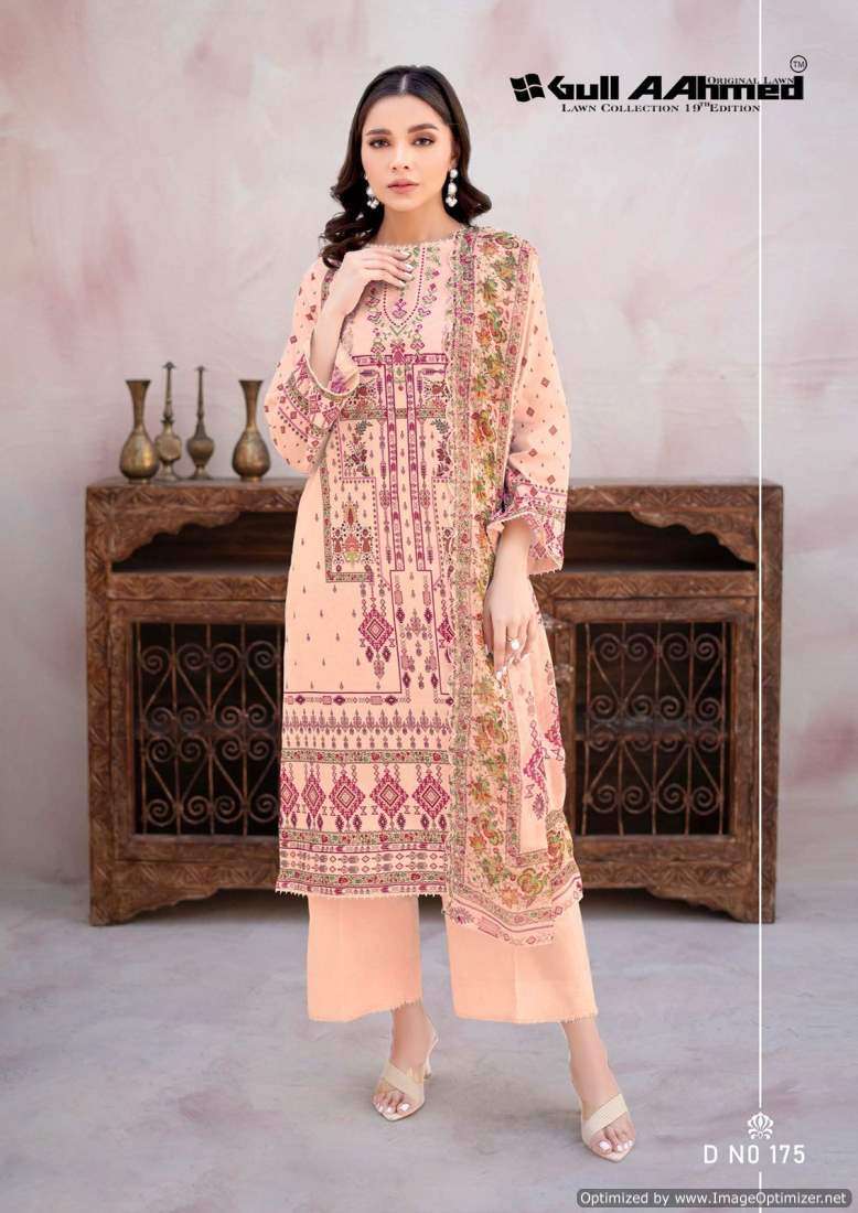Gull A Ahmed Lawn Collection Vol-19  Designer dress materials wholesale in Tamil Nadu