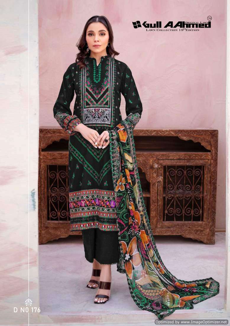 Gull A Ahmed Lawn Collection Vol-19  Designer dress materials wholesale in Tamil Nadu