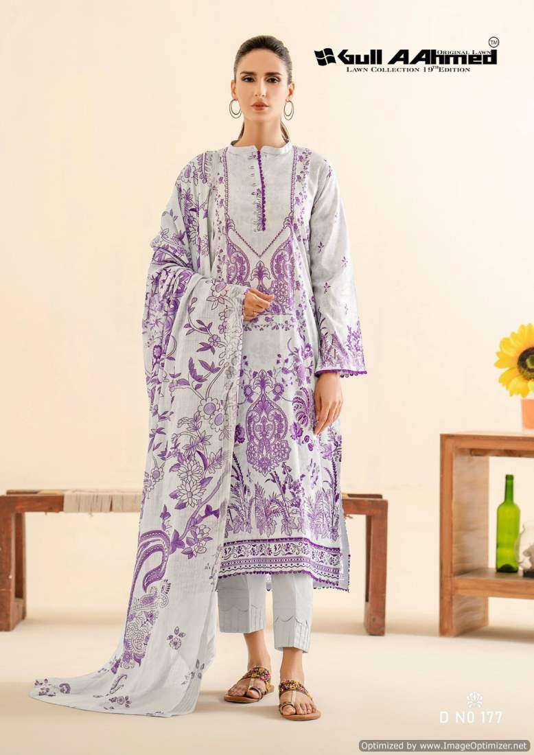 Gull A Ahmed Lawn Collection Vol-19  Designer dress materials wholesale in Tamil Nadu
