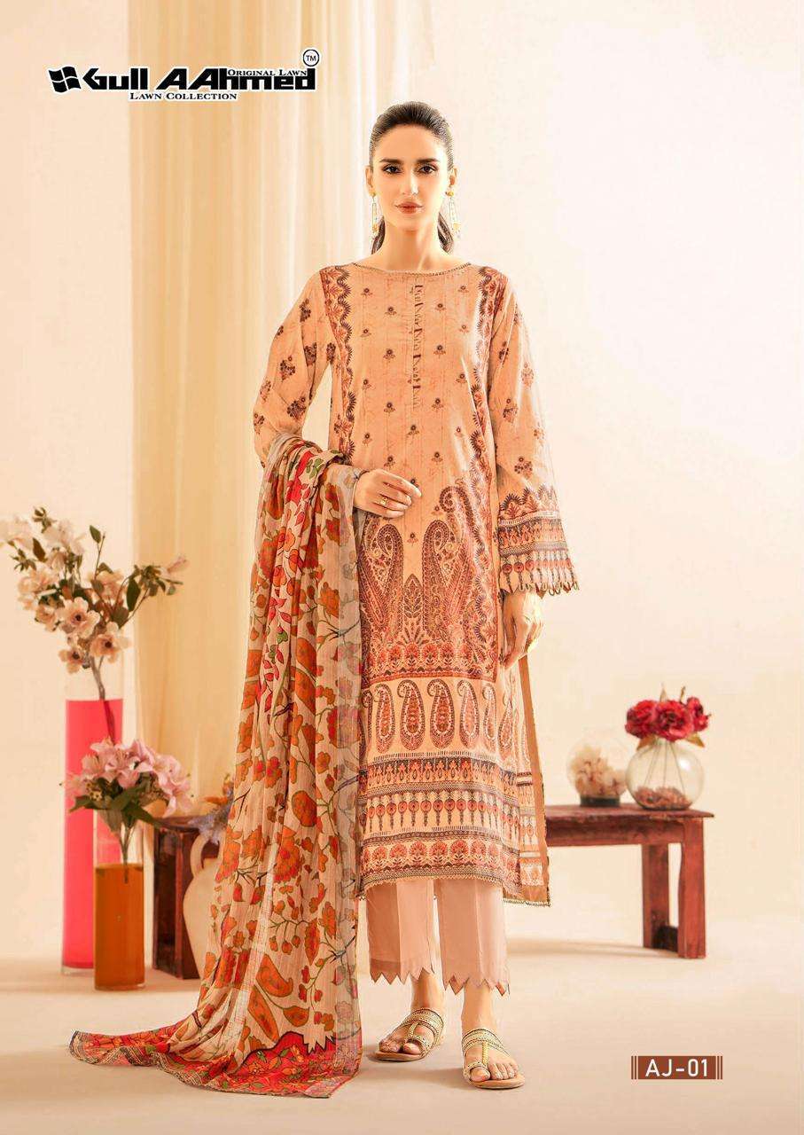Gull Ahmed Asim Jofa Premium Rayon Designer dress materials